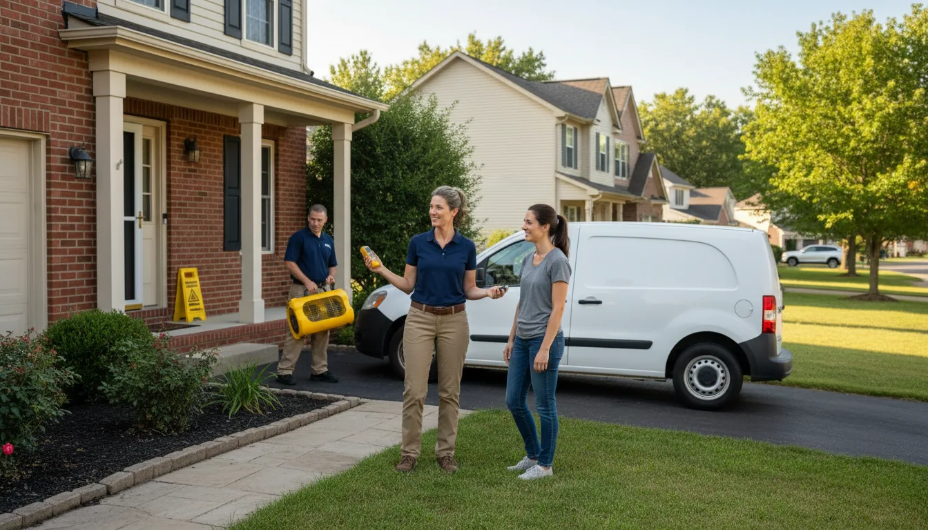 Residential water damage restoration in Murray, UT
